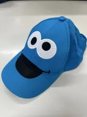 送料無料★SESAME STREET キャップ 帽子 USJ クッキーモンスター　ブルー　子供用　フリーサイズ　#70915miAMT
