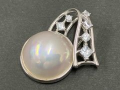 刻印【750】【 D0.18】【6.76g】ネックレストップ✨ガハハ本舗宝石市 