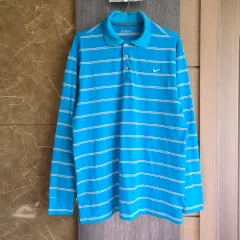 ナイキ ゴルフ 長袖 ポロTシャツ