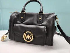 マイケルコース　ショルダーバッグ　レザー　黒