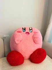 タグ付き 星のカービィ 顔 クッション ぬいぐるみ