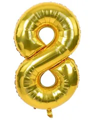 【TKC187】お祝いバルーン 数字 ハート スター 円形セット