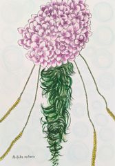 Akihiko Mihara, Salon d'Automne Award Winner [Swag] Drawing, Original Art, Contemporary Art, Artwork, Painting, Artwork, Interior, Botanical Painting, Abstract Painting, Flower, Art, Feng Shui, Flower Painting, Wreath, Bouquet, Flower, Wall Decor, Wall Art, Colored Pencil, Spatial Painting