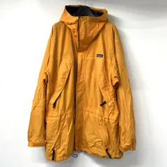 【中古】90s Patagonia ストームジャケット サイズL オレンジ パタゴニア[17]