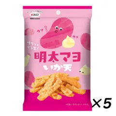 【5袋】マルエス  明太マヨイカ天 23g おやつ お菓子 イカ天  おつまみ 食べきりシリーズ ポスト投函のサムネイル