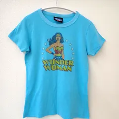 古着　JUNK FOOD ジャンクフード　ジュニアTシャツ　ユニセックス　Sサイズ相当　ジュニア１４０㎝くらい　WONDER WOMAN　ワンダーウーマンのサムネイル