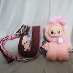 ミニラブブ+イニシャルキーホルダーU