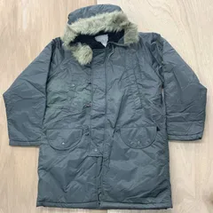【ARMY AIR FORCES／ミリタリーモッズコート】Mサイズ／カーキ／フード付きファーライナー／防寒アウター／タグ付き未使用／人気メンズアイテム