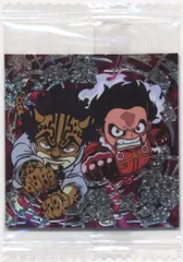 バンダイ にふぉるめーしょん ワンピース大海賊シールウエハース LOG.9/2739198 モンキー・D・ルフィ&ロブ・ルッチ【SEC】 S1