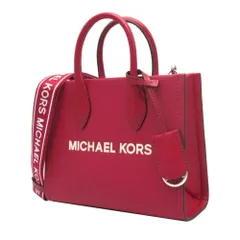 【新品】マイケルコース バッグ トートバッグ MICHAEL KORS MIRELLA レザー トップジップ スモール ショッパートート クロスボディ 2WAY 斜め掛け 35F5S7ZT1L (ダークラズベリー) アウトレット レディース 送料無料