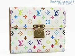 【新品同様】 ルイヴィトン　LOUIS VUITTON モノグラムマルチカラー　ポルトフォイユ コアラ　三つ折り財布　コンパクト財布 ブロン M58014