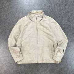 OLD GAP Cotton/Linen Jacket Blouson archive オールド ギャップ リネンコットン スウィングトップ ジャケット ブルゾン フルジップ アーカイブ ベージュ 無地 メンズ