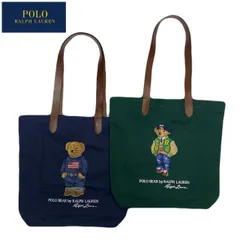 POLO RALPH LAUREN POLO BEAR SHOPPER TOTE ポロ ラルフローレン ポロベア ショッパー トート コットンツイルトートバッグ ベア刺繍 ラルフローレン、ralph lauren 正規商品 (1714)