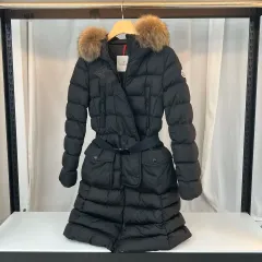 S級/0サイズ モンクレール クロエ レディース ダウン ブラック