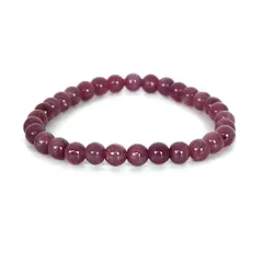 ピンクルビー ハイクオリティー １点もの ブレスレット 数珠 パワーストーン 天然石 アクセサリー ハンドメイド