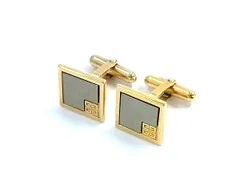 ■美品■ GIVENCHY ジバンシィ ヴィンテージ カフリンクス カフスボタン アクセサリー ビジネス 紳士 メンズ シルバー系 DK8039のサムネイル