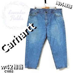 カーハートCarharttデニム極太ペインターパンツ大きいサイズ革