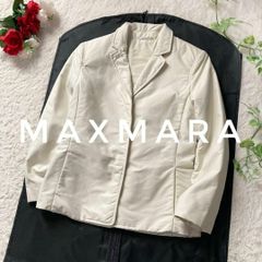 【美シルエット✨】MaxMaraマックスマーラ　切替ペプラムブラウス　白タグ 美シルエット✨】MaxMaraマックスマーラ 切替ペプラムブラウス 白タグ