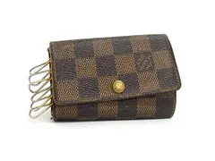 LOUIS VUITTON ルイヴィトン N62630 ダミエ ミュルティクレ6 6連 キーケース 鍵入れ レディース ブラウン系 DK7679