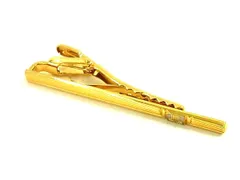 ■美品■ LANVIN ランバン ネクタイピン タイクリップ アクセサリー ビジネス 紳士 メンズ ゴールド系 DK7842のサムネイル