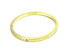 COACH コーチ ラインストーン バングル アクセサリー レディース ゴールド系 DK7901