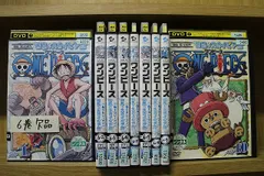 DVD ONE PIECE ワンピース 6th 空島 スカイピア篇 1～10巻(6巻欠品) 9本セット ※ケース無し発送 レンタル落ち ZX1136