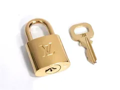 ■美品■ LOUIS VUITTON ルイヴィトン カデナ 南京錠 パドロック 311 鍵 キー ゴールド系 DK0943