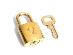 ■美品■ LOUIS VUITTON ルイヴィトン カデナ 南京錠 パドロック 321 鍵 キー ゴールド系 DK1956