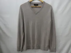 BANANA REPUBLIC バナナリパブリック Vネックセーター メンズ Lサイズ ニット メリノウール 中古品