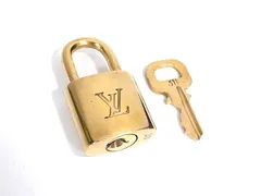 ■美品■ LOUIS VUITTON ルイヴィトン カデナ 南京錠 パドロック 311 鍵 キー ゴールド系 DK0060