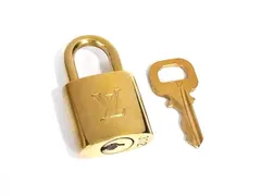 ■美品■ LOUIS VUITTON ルイヴィトン カデナ 南京錠 パドロック 312 鍵 キー ゴールド系ゴールド系 DK0068