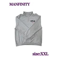 MANFINITY ハーフジップ グレー XXL