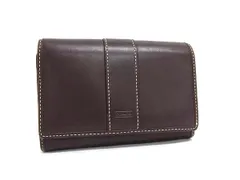 COACH コーチ レザー 二つ折り 財布 ウォレット 札入れ 小銭入れ レディース メンズ ブラウン系 DJ3864