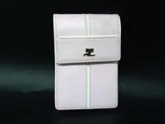 courreges クレージュ レザー シガレットケース タバコケース 煙草ケース マルチケース 小物入れ ピンク系 DJ4103のサムネイル