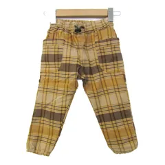 ブリーズ パンツ 未使用 チェック ボトムス 女の子 キッズ 男の子用 100サイズ ベージュ BREEZE