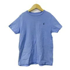 ポロラルフローレン 半袖Ｔシャツ ロゴ トップス 女の子 キッズ 男の子用 130サイズ ブルー POLO RALPH LAUREN 【中古】