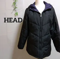 HEAD   フード付き ブラック パープル ダウンジャケット 中綿ジャケット  M     AA1-27のサムネイル