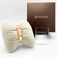 【美品】GUCCI グッチ レディース腕時計 1500L ピンクシェル文字盤 クォーツ式 生活防水