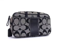 美品 coach コーチ シガレットケース 小物入れ ミニシグネチャー 黒
