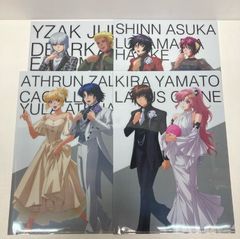 ガンダムSEEDコンタクトコラボキャンペーンチラシ クリアファイル2種3 
