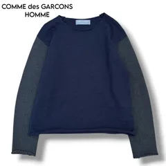 【COMME des GARCONS HOMME】美品　AD2000 カラー切替 カットオフニットのサムネイル