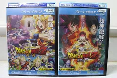 ブルーレイ ドラゴンボールZ 神と神 ＋ 復活のF 計2本set ※ケース無し発送 レンタル落ち ZX980