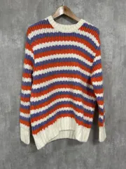 ZARA ザラ カラフル ボーダー ニット セーター sizeM/マルチカラー  ◆■ メンズ