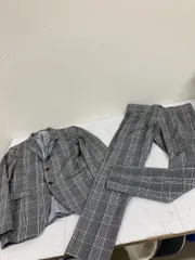 送料無料★ZARA ザラ★ジャケット　パンツ 上下セット セットアップ★メンズ EUR50 USA40 チェック柄#71023sj78