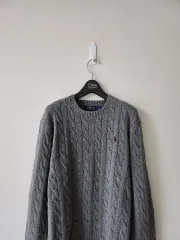 ポロ ラルフローレン ケーブルニット (M