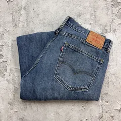 Levi's　リーバイス　505　デニムパンツ　古着　縦落ち　インディゴブルー　W37 L30