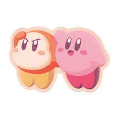 【新品/公式】星のカービィ_レザー風ステッカー カービィ&ワドルディ 公式グッズ colleize