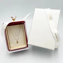 【美品】Samantha Tiara サマンサティアラ K10 ダイヤドロップ ネックレス