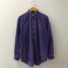 【現状渡し品】RALPH LAUREN ラルフローレン CORDUROY SHIRT MADE IN USA コーデュロイ シャツ トップス 長袖 USA製 【147-250804-ts-01-fuz】