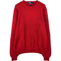古着 ラルフローレン Ralph Lauren POLO by Ralph Lauren コットンニットセーター メンズL相当/eaa445241
